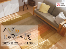 ハグみじゅうたん展開催　11月22日(土)～11月30日(日)