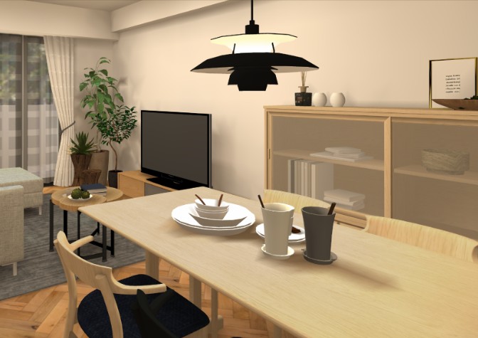 家具の配置や色の変換が
自在に行えます