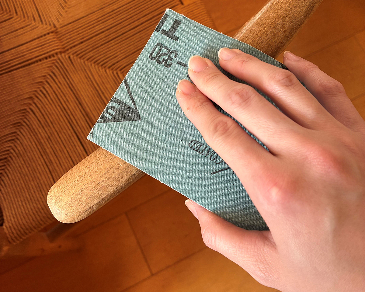 3.ペーパー研磨